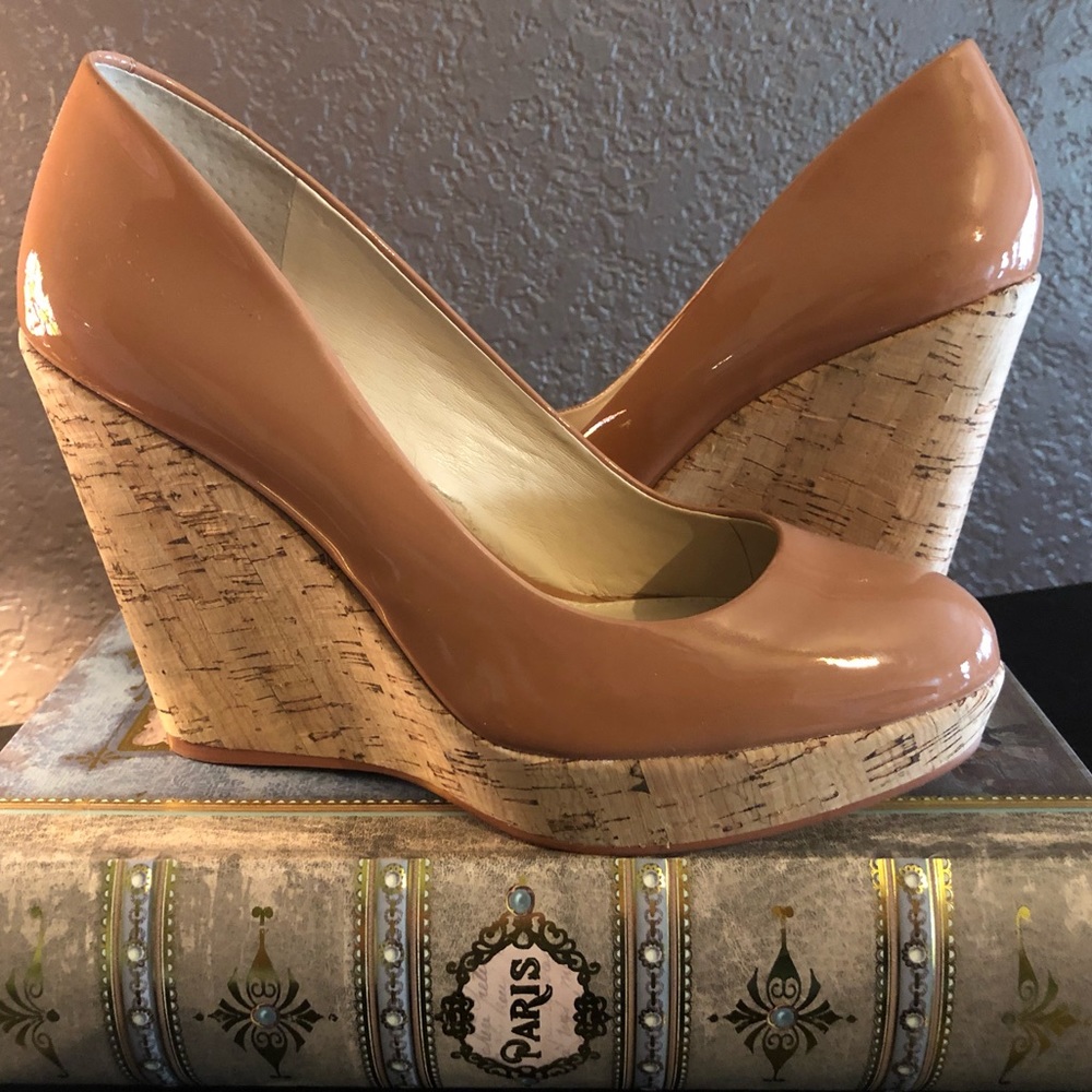 NWT Vince Camuto Rosewood Cork Wedge